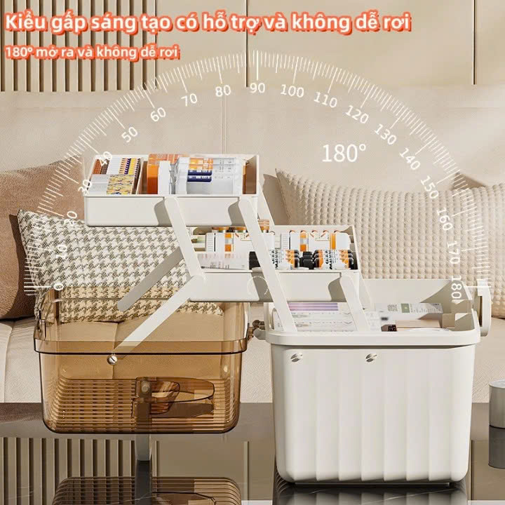 Hộp Đựng Thuốc Gia Đình Kích Thước 32cm x 18cm x 17.5cm - PHỤ KIỆN PHÒNG NGỦ KHÁC