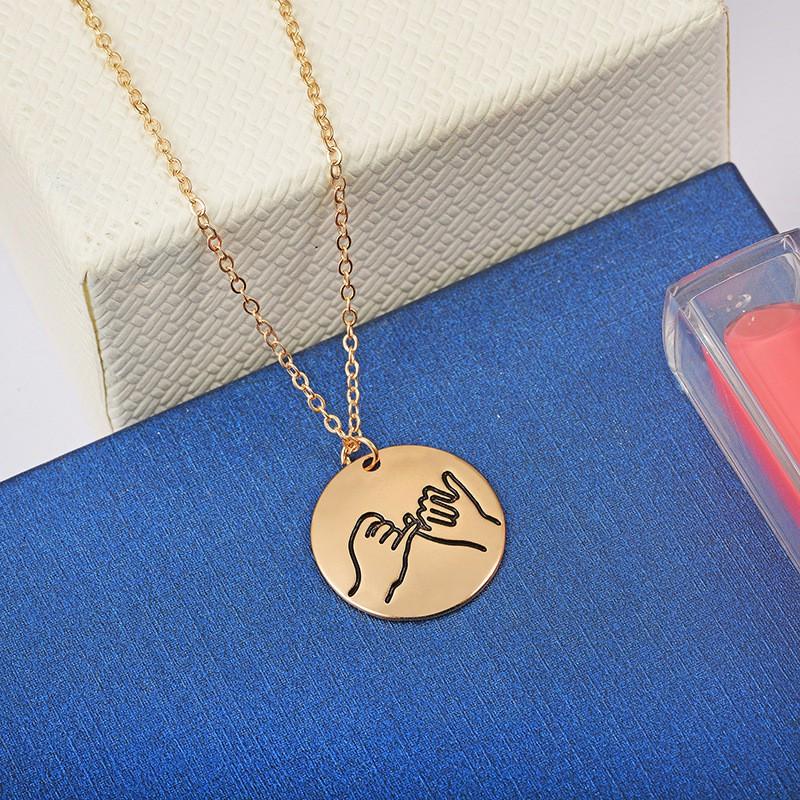 Dây chuyền mặt đồng xu tròn