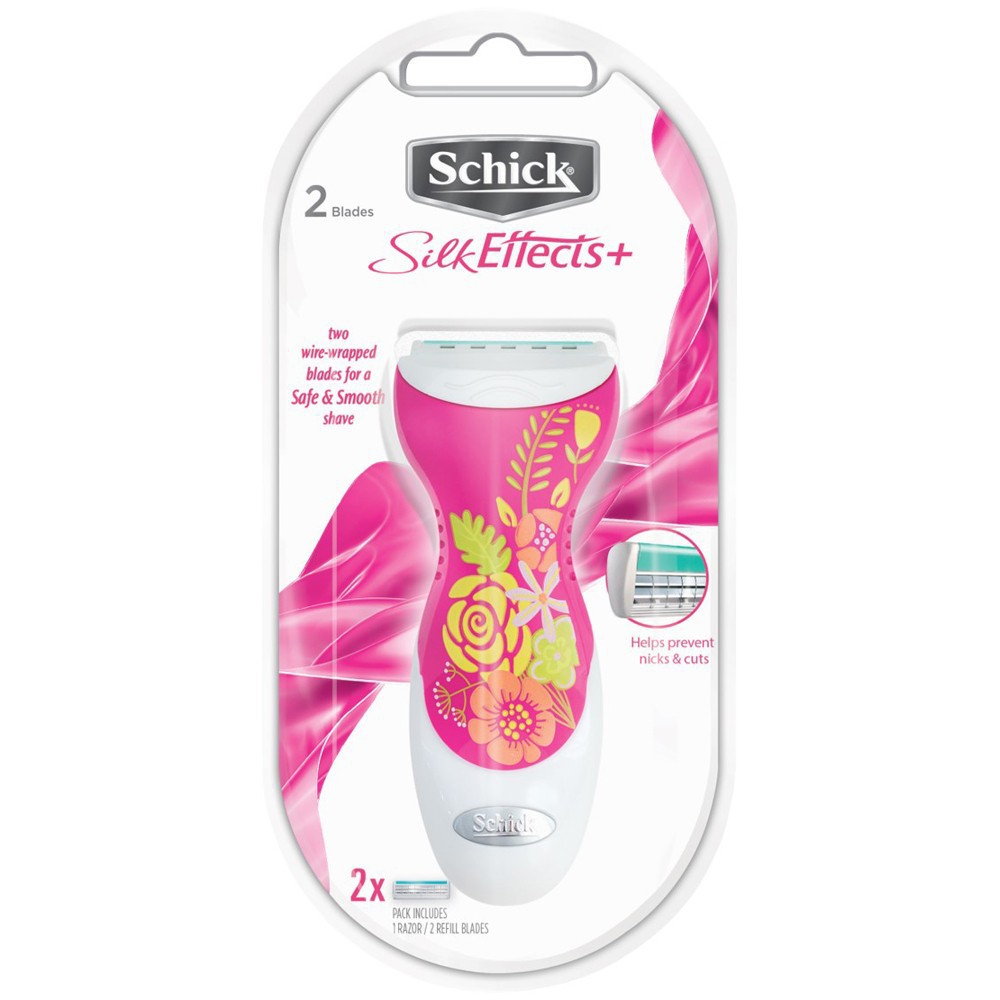 Bộ Dao Cạo Nữ Schick Silk Effects 2S Bộ 3 Lưỡi