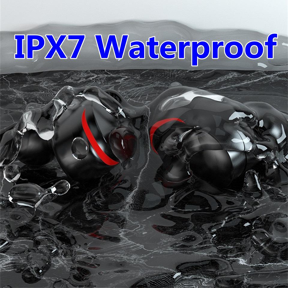 HD Bluetooth Tai Nghe Có Mic Màn Hình Hiển Thị LED Earhooks Tai Nghe 9D HiFi Stereo Âm Thanh Loại Bỏ Tiếng Ồn Tai Nghe Nhét Tai Không Dây