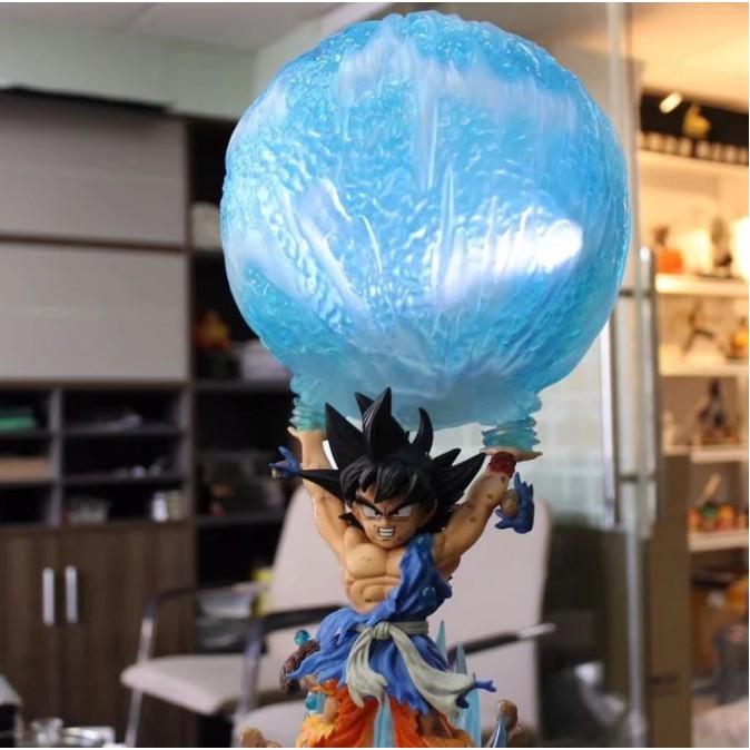 Mô hình Figure Dragon ball Songoku chưởng Genki hủy diệt có Led 50cm