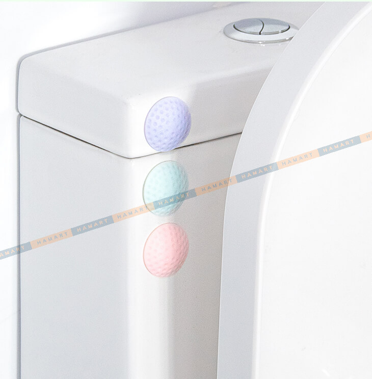SET 3 Miếng Cao Su Dán Tường Chống Va Đập Chặn Cửa Giảm Tiếng Ồn Keo Siêu Dính Tiện Lợi
