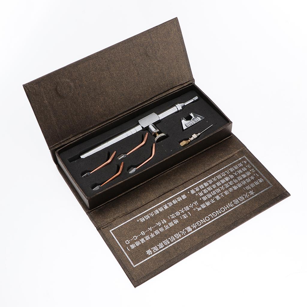 Gas Welding Torch Oxyhydrogen Jewelry Making Soldering Gun 4 Tip