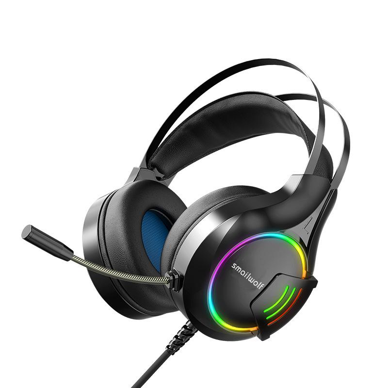Đèn Có Dây Game Thủ Tai Nghe Cho PS5 1 Máy Tính Bass Stereo Máy Tính Laptop Game Thủ Chuyên Nghiệp Tai Nghe Có Micro Quà Tặng - one