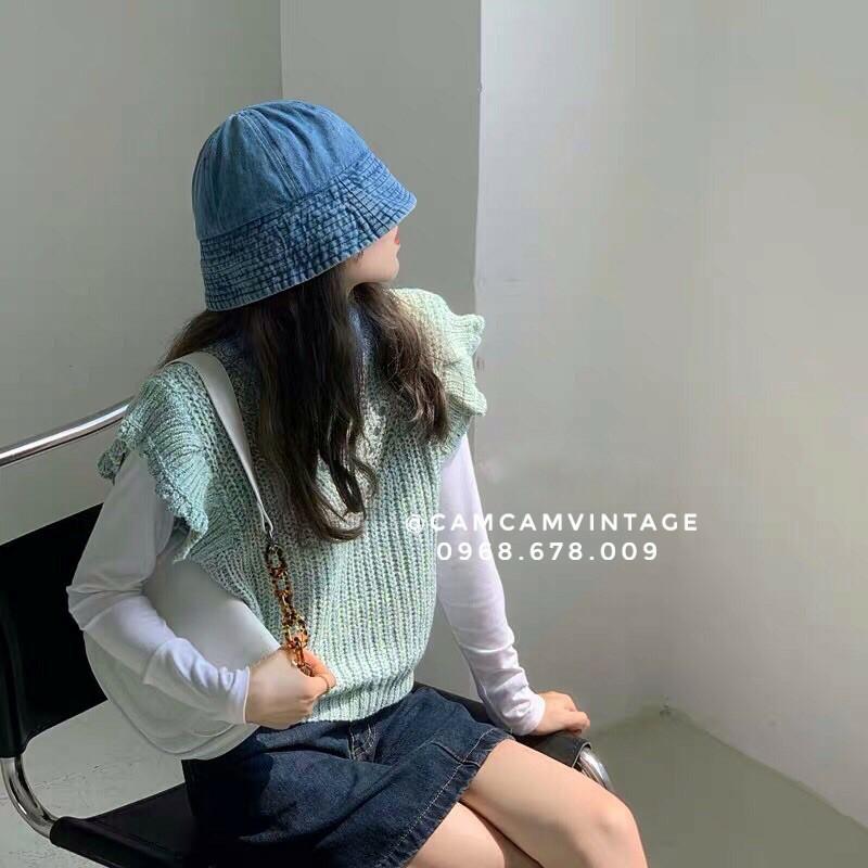 NÓN BUCKET SỤP MŨ CỤP DENIM MŨ BUCKET BÒ JEANS