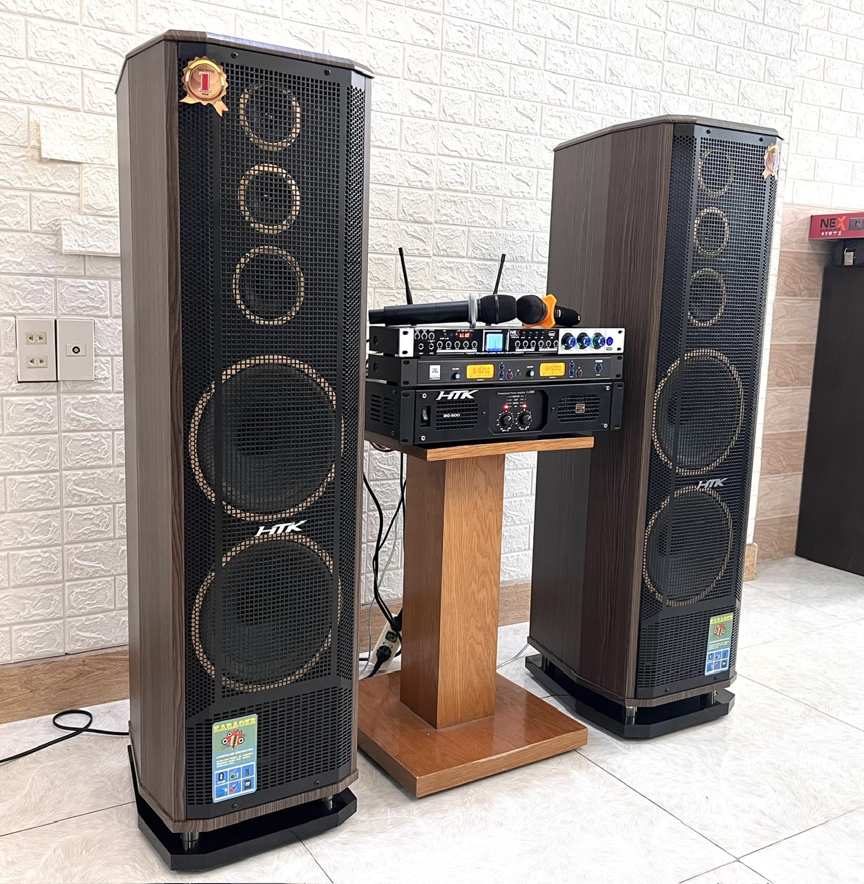 Bộ dàn âm thanh karaoke gia đình HTK Hải Triều  PA - 5800 Cao cấp (hàng chính hãng)