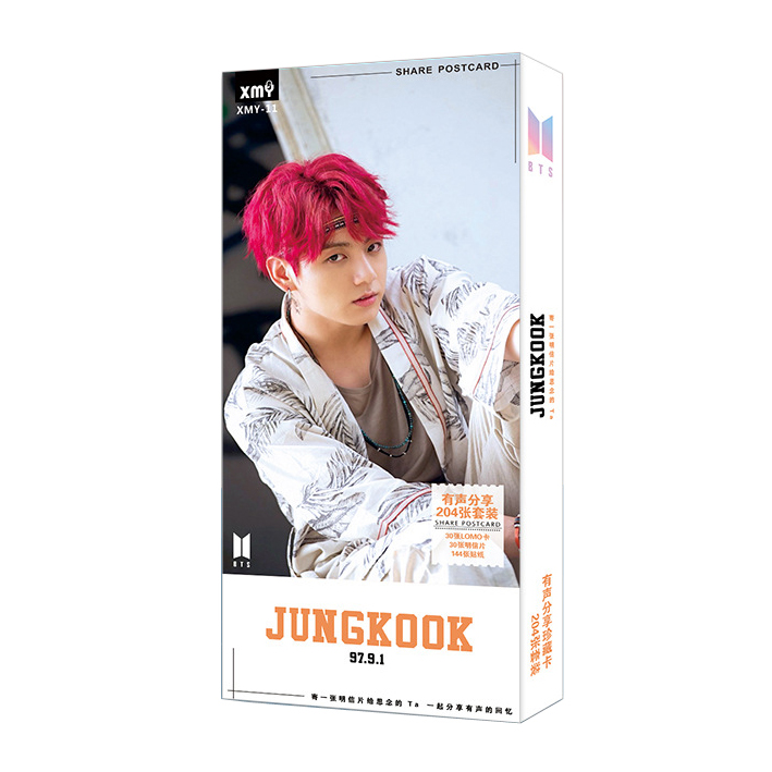 Bộ ảnh bưu thiếp JUNGKOOK BTS 204 món mới