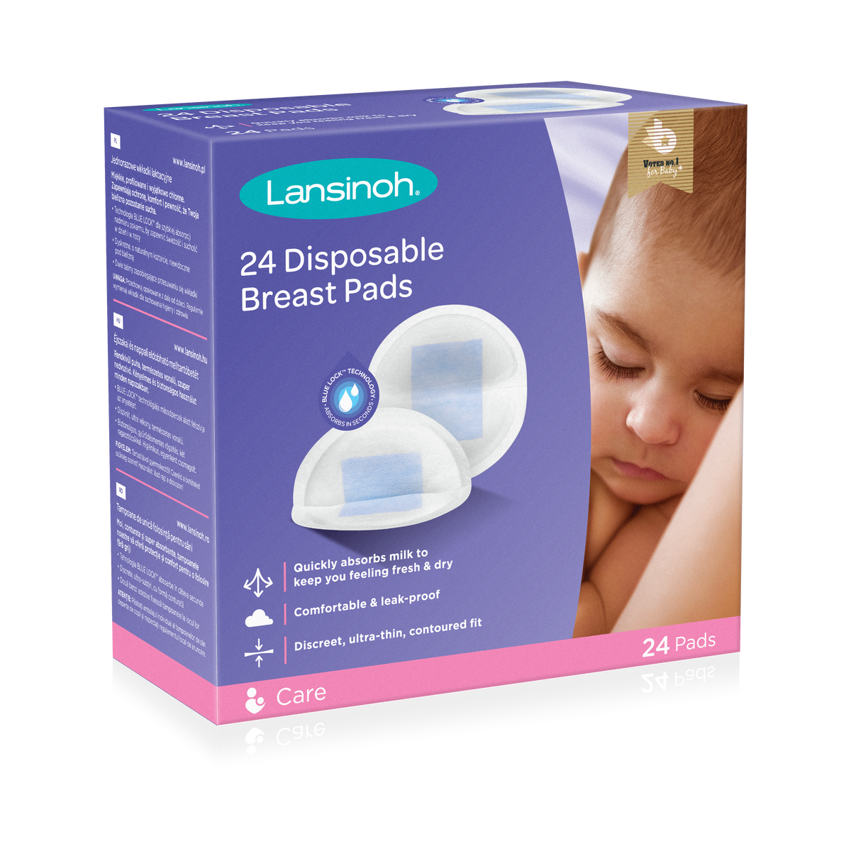 Tấm lót thấm sữa Lansinoh (24 miếng/hộp)