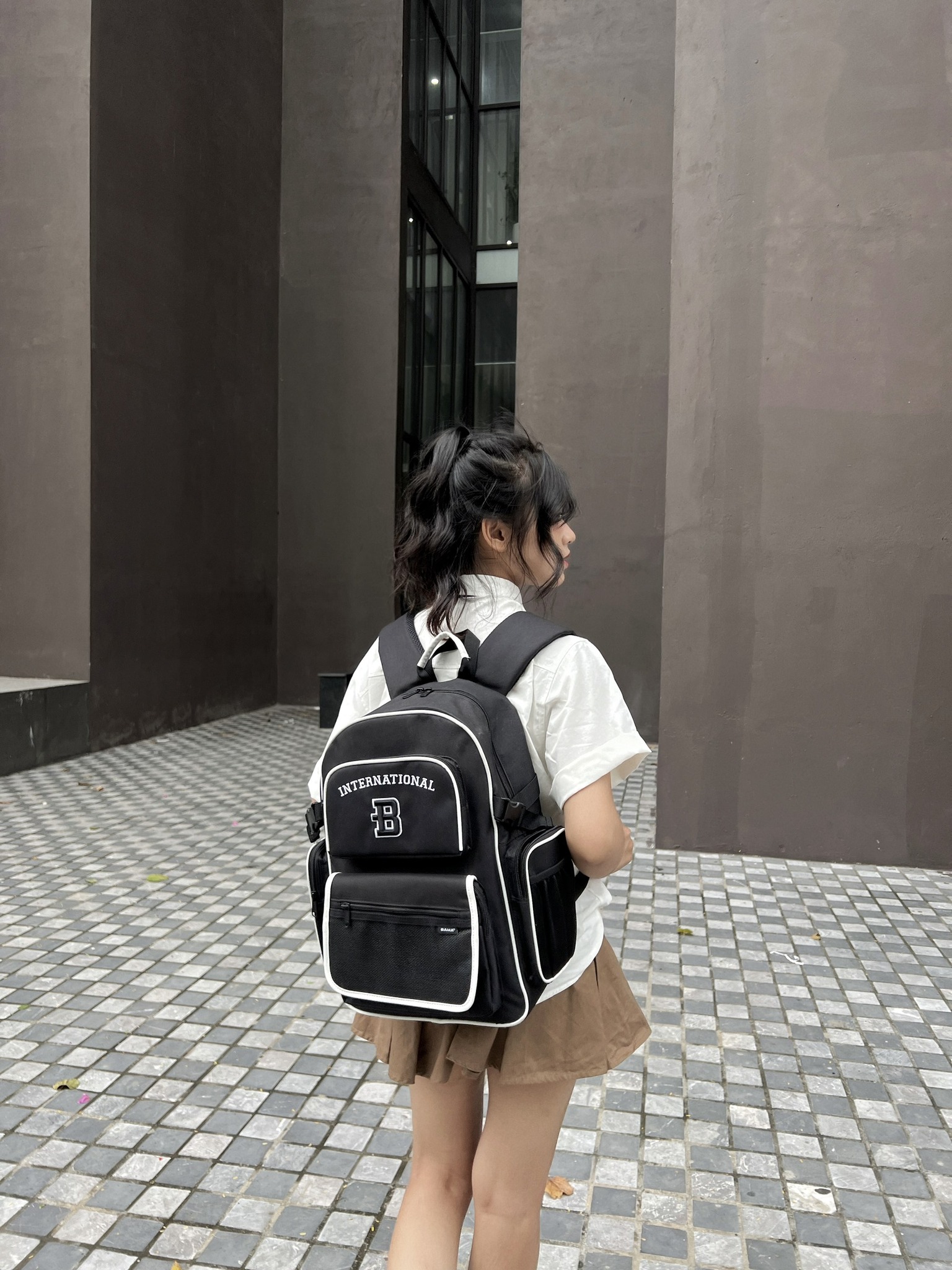 Balo Local brand nam nữ , balo laptop 15,6 inch , Bama Border backpack - GIn Store