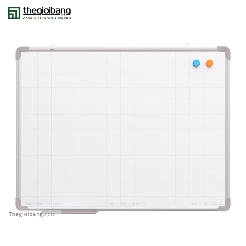 Bảng Từ Trắng Treo Tường Easyboard Hàn Quốc - Tân Hà - Kích Thước 60x80cm - Tặng Phụ Kiện (Bút, khăn lau)