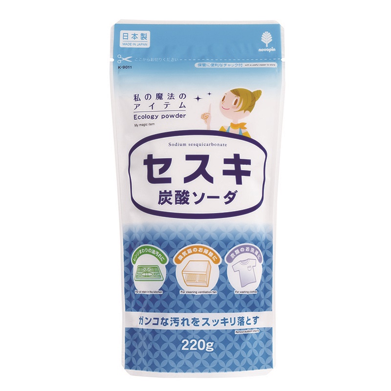 Bột Sesqui Carbonate Soda 220g - Made in Japan