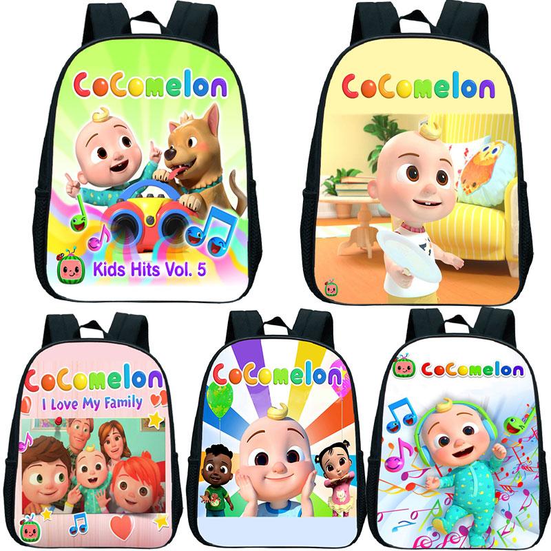 Bé Tập Đi Cocomelon Ba Lô Trẻ Em Mẫu Giáo Trường Túi Cho Trẻ Em Bé Trai Bé Gái Hoạt Hình Dễ Thương Có Túi Mầm Non Sinh Đựng Mochila