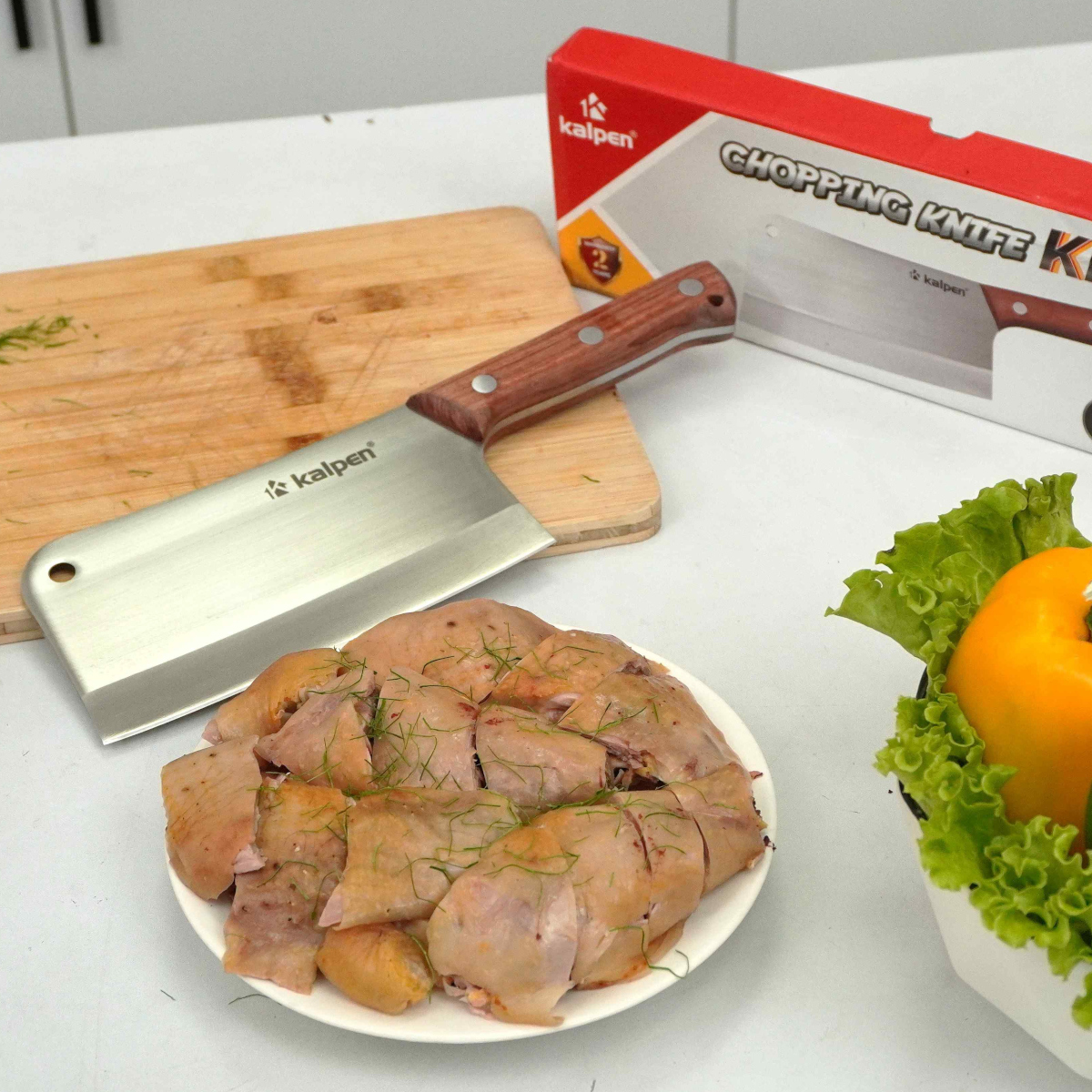 Dao chặt xương Inox không gỉ Kalpen KN4 chuẩn Đức, bảo hành 2 năm