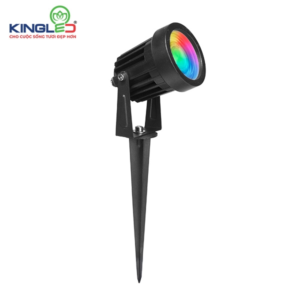 ĐÈN CẮM CỎ 7W ĐỔI MÀU RGB KINGLED