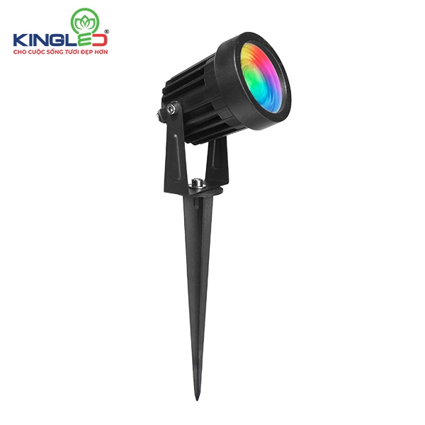 ĐÈN CẮM CỎ 7W ĐỔI MÀU RGB ( DCC-7-RGB) KINGLED