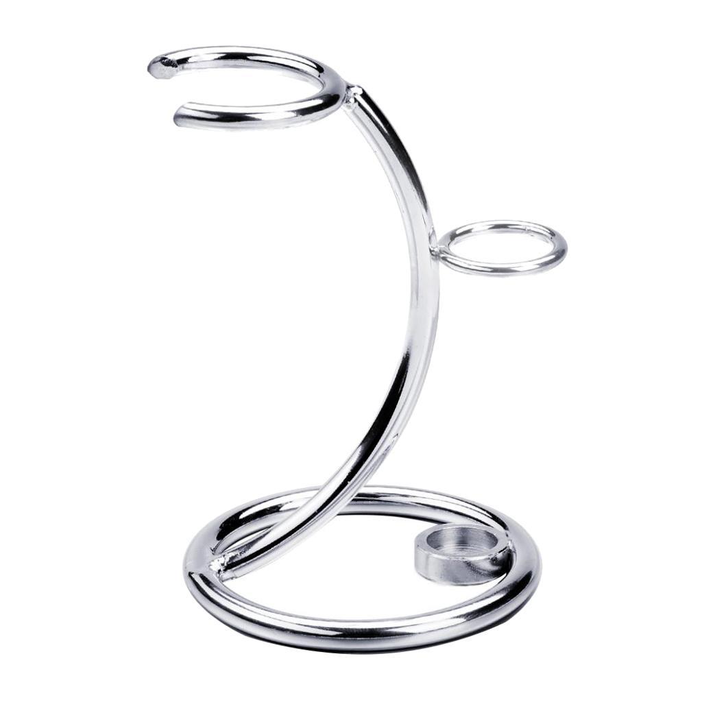 Metal Mens Shaving Brush &  Holder Shaving Set Kit Stand Holder