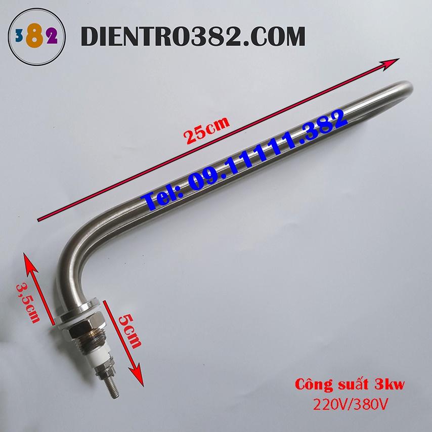 Điện trở chữ U quỳ, may so chữ U chân cụp cho nồi phở và đun nước sôi chất liệu inox 304