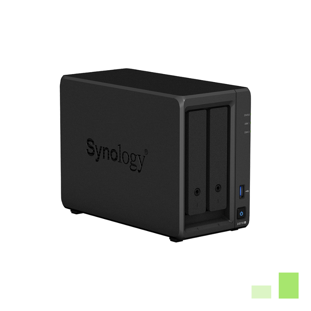 Thiết bị lưu trữ mạng Synology DS720+ (Đen) - Hàng chính hãng 100%