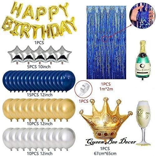 Set Bóng Trang Trí Sinh Nhật Tự Làm QB20 Tặng Kèm Dây Kết Bóng Nghệ Thuật 5m