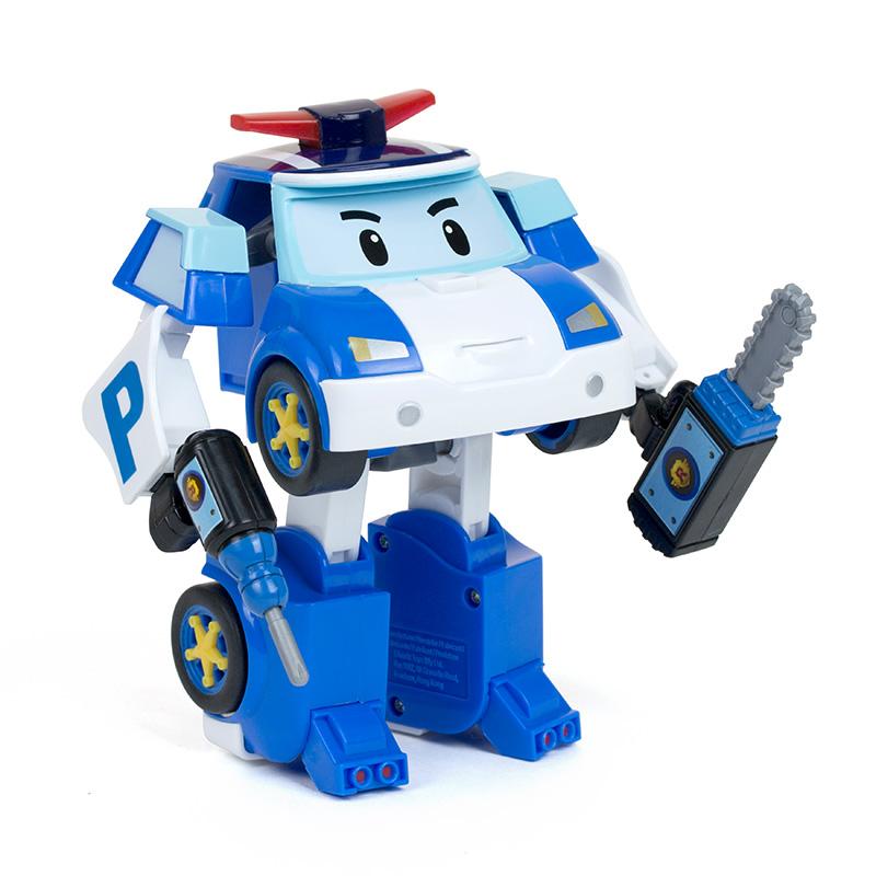 Đồ Chơi Robot Biến Hình Xe Cảnh Sát Poli Có Chạy Trớn &amp; Ánh Sáng ROBOCAR POLI 83094