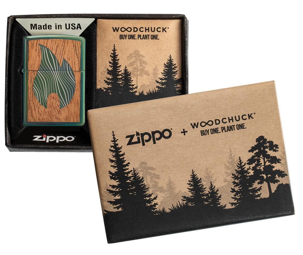 Bật Lửa Zippo WOODCHUCK USA Flame 49057