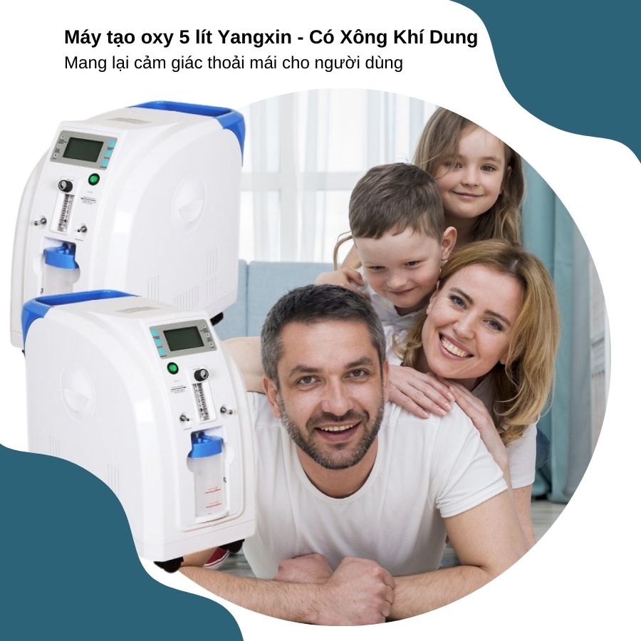 Máy tạo oxy 5 lít Yangxin có xông khí dung