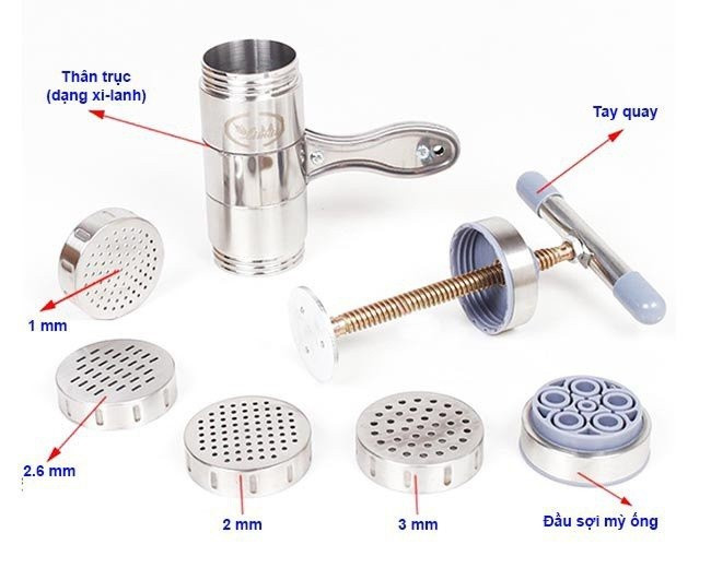 MÁY LÀM BÚN INOX 5 ĐẦU 4