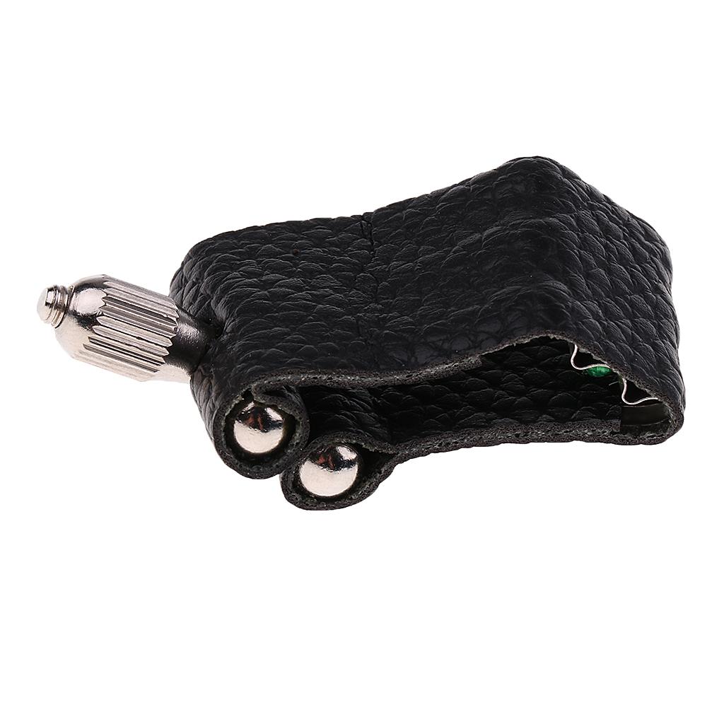 PU Leather Alto Eb Saxophone Ligature for Saxophone Sax Mouthpiece Parts