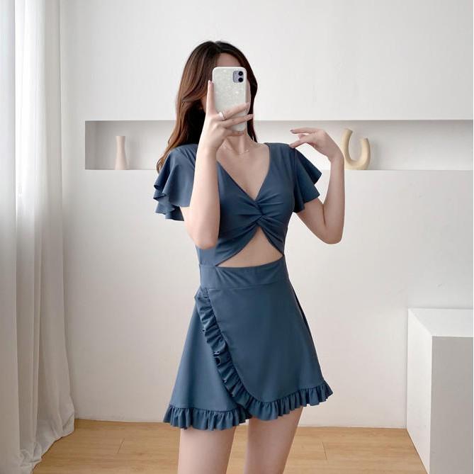 Đồ Bơi Nữ Kín Đáo - Bikini Áo Tắm 1 Mảnh Dạng Váy