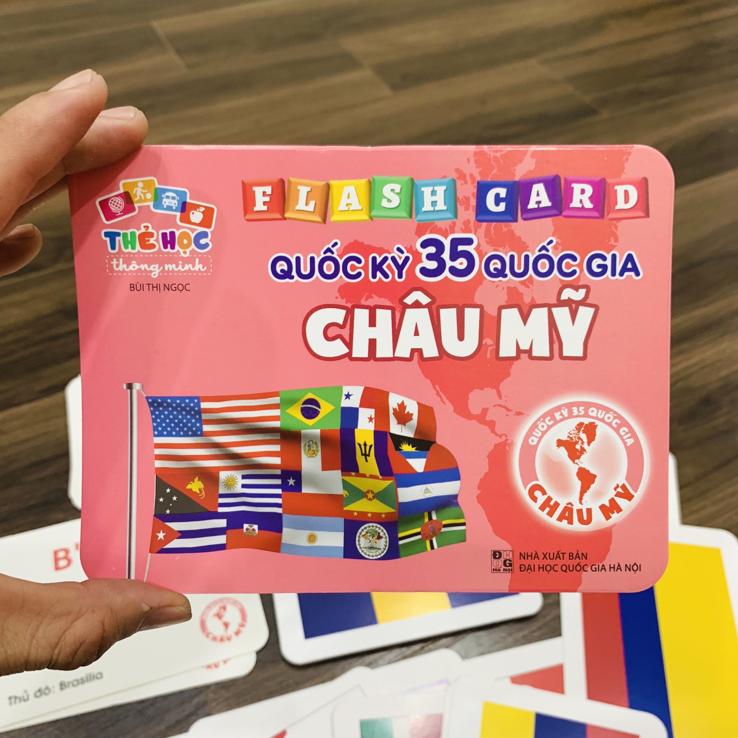 Bộ Thẻ Học Flash Card Thông Minh Chủ Đề Quốc Kỳ Các Nước Thuộc Châu Mỹ Cho Trẻ Tăng Khả Năng Phân Biệt Và Nhận Biết Thế Giới Xung Quanh