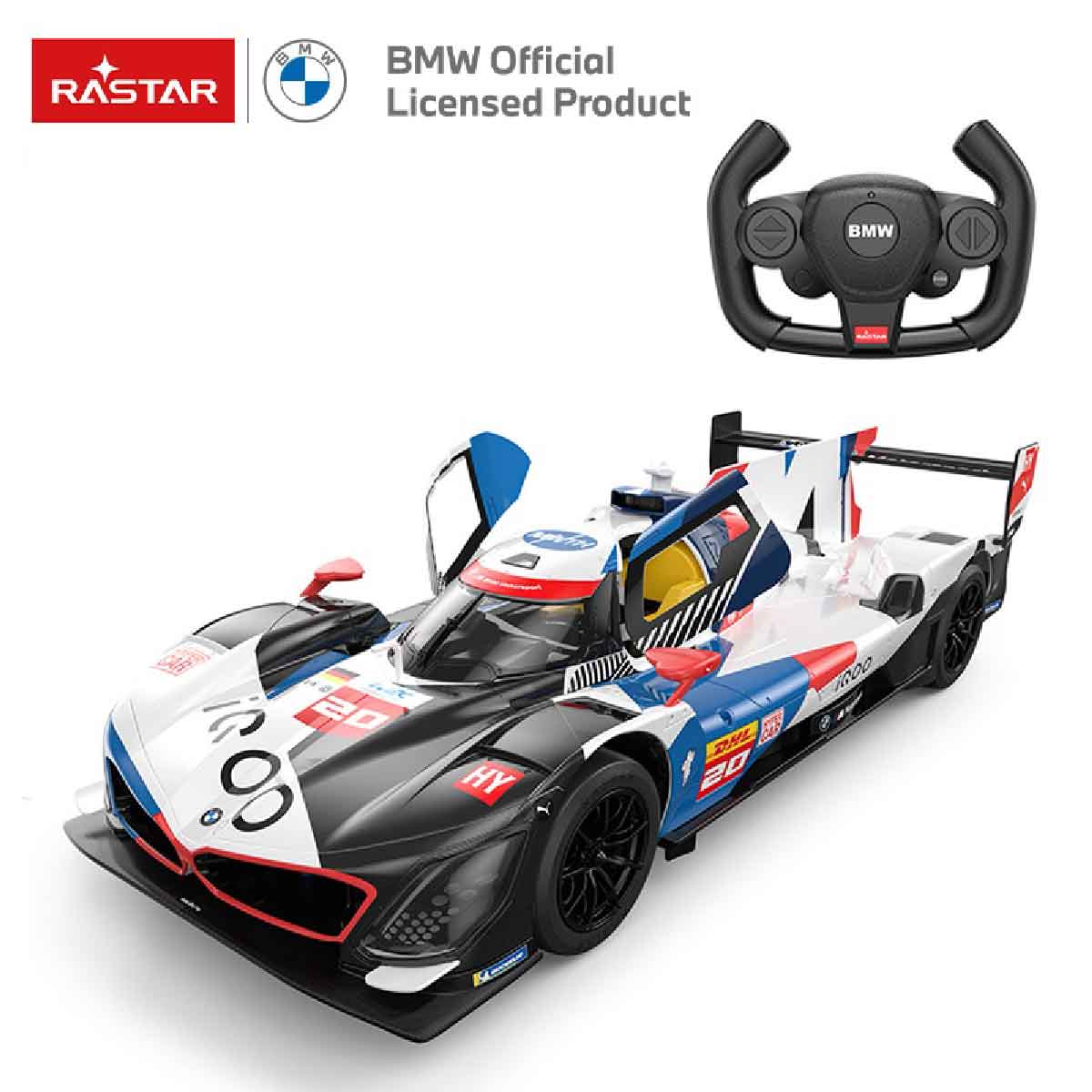 Đồ Chơi Xe Điều Khiển 1:14 BMW M Hybrid V8 Mở Được Cửa Trắng RASTAR R10190/WHI