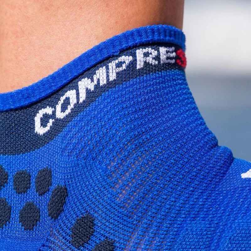 Vớ chạy bộ Compressport Pro Racing Socks V4.0 – Run Low - Màu xanh dương