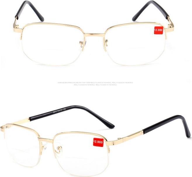 Kính viễn thị hai tròng gọng hợp kim titan cao cấp nhìn xa và gần cực tiện lợi - KV89_DROPXHIP