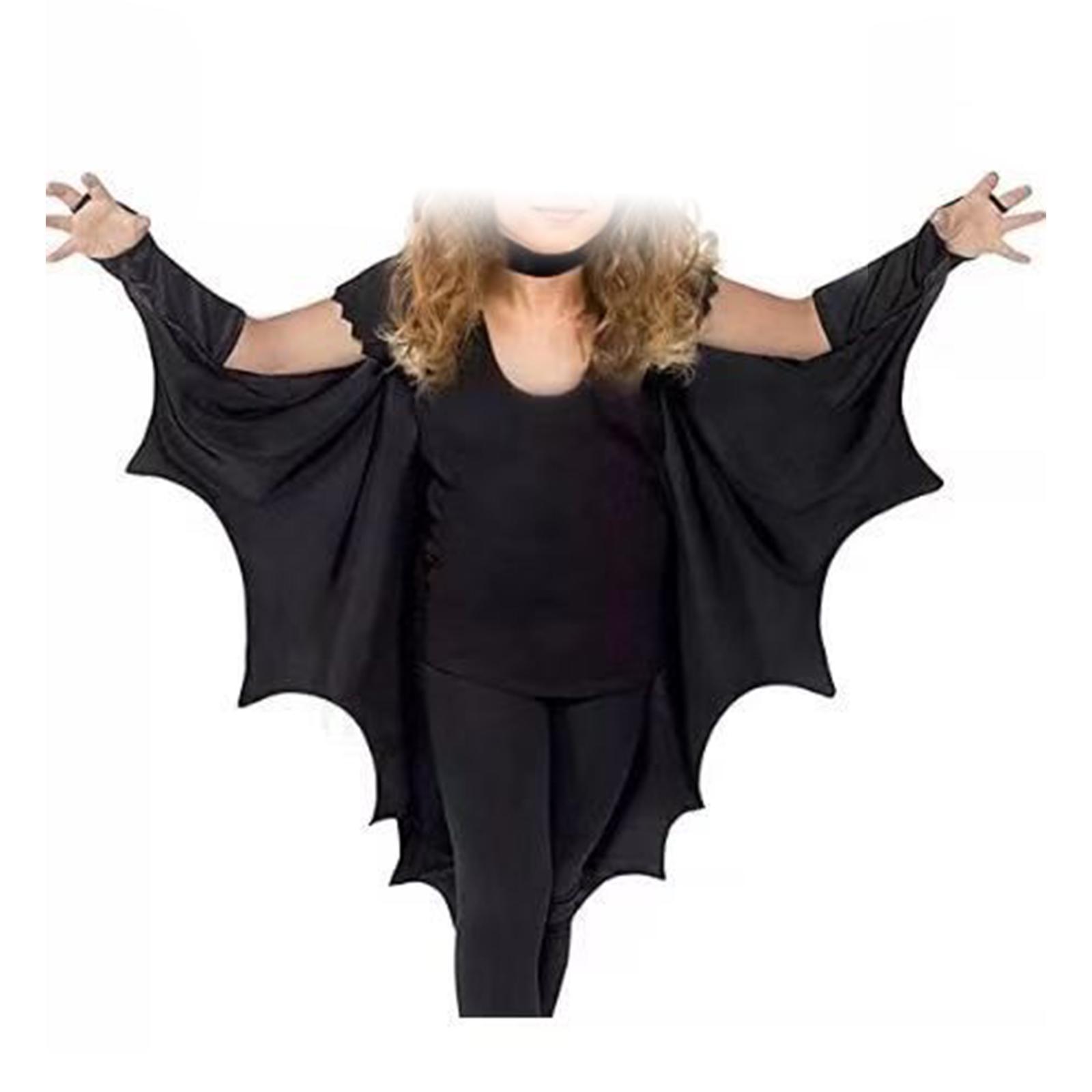 Halloween Bat Costume Fancy Dress Vampire Cosplay Jumpsuit Girls Boys Dress up Unisex Kids for Accessories Decoration Movie Theme Festival