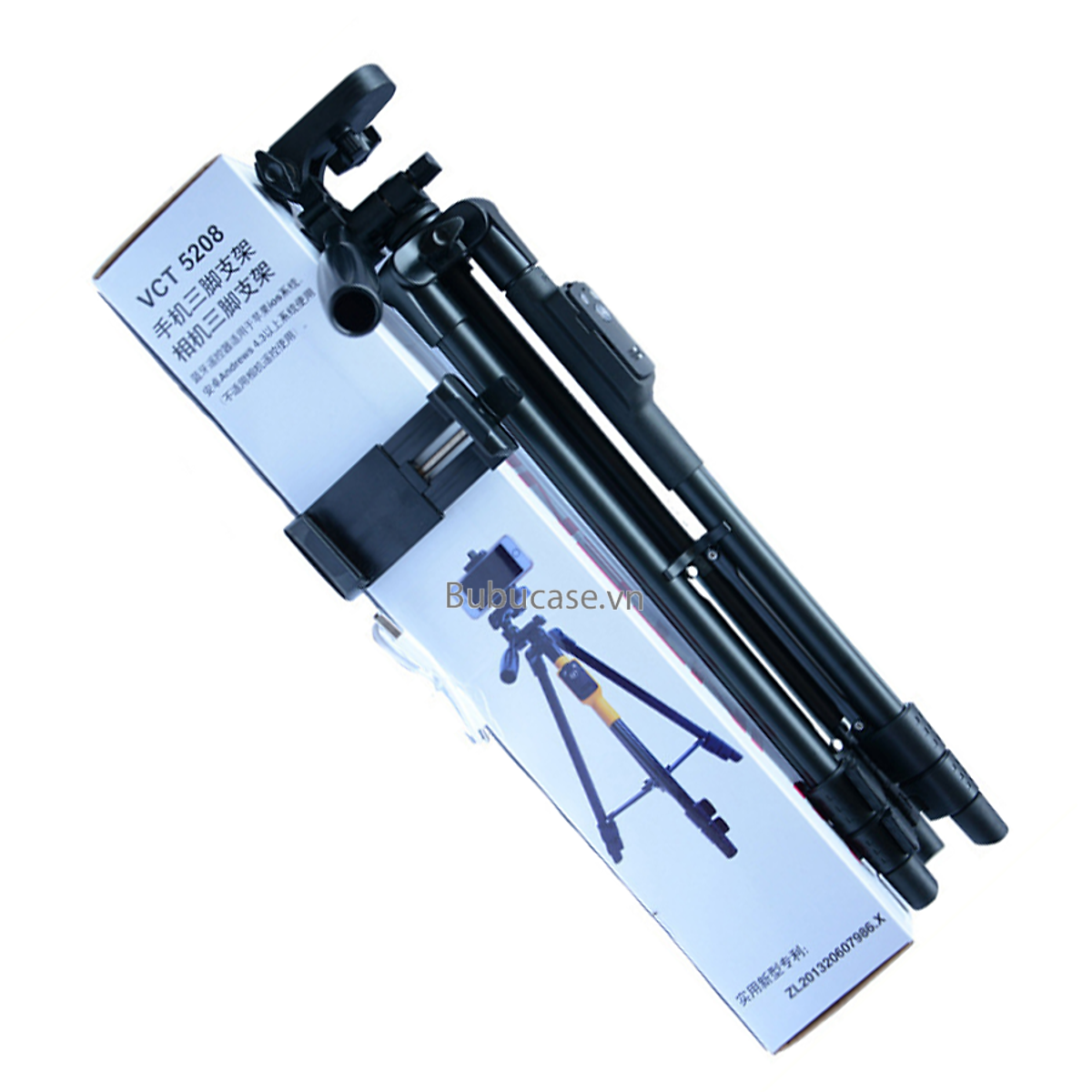 Chân Máy Ảnh, Tripod Chất Liệu Nhôm Cao Cấp - Gọn Nhẹ, Chắc Chắn [5208RM]