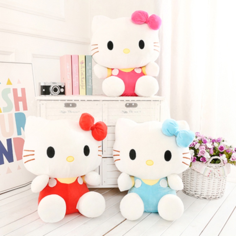 Gấu Bông Mèo Kitty Dễ Thương Cho Bé (20cm---&gt;50cm) Hàng Xịn Cao Cấp, An Toàn Cho Trẻ Nhỏ
