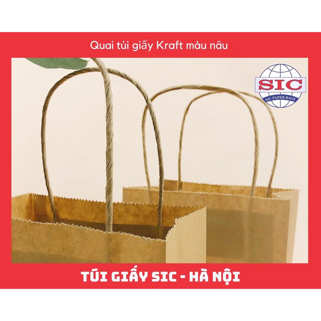 QUAI TÚI GIẤY KRAFT MÀU NÂU