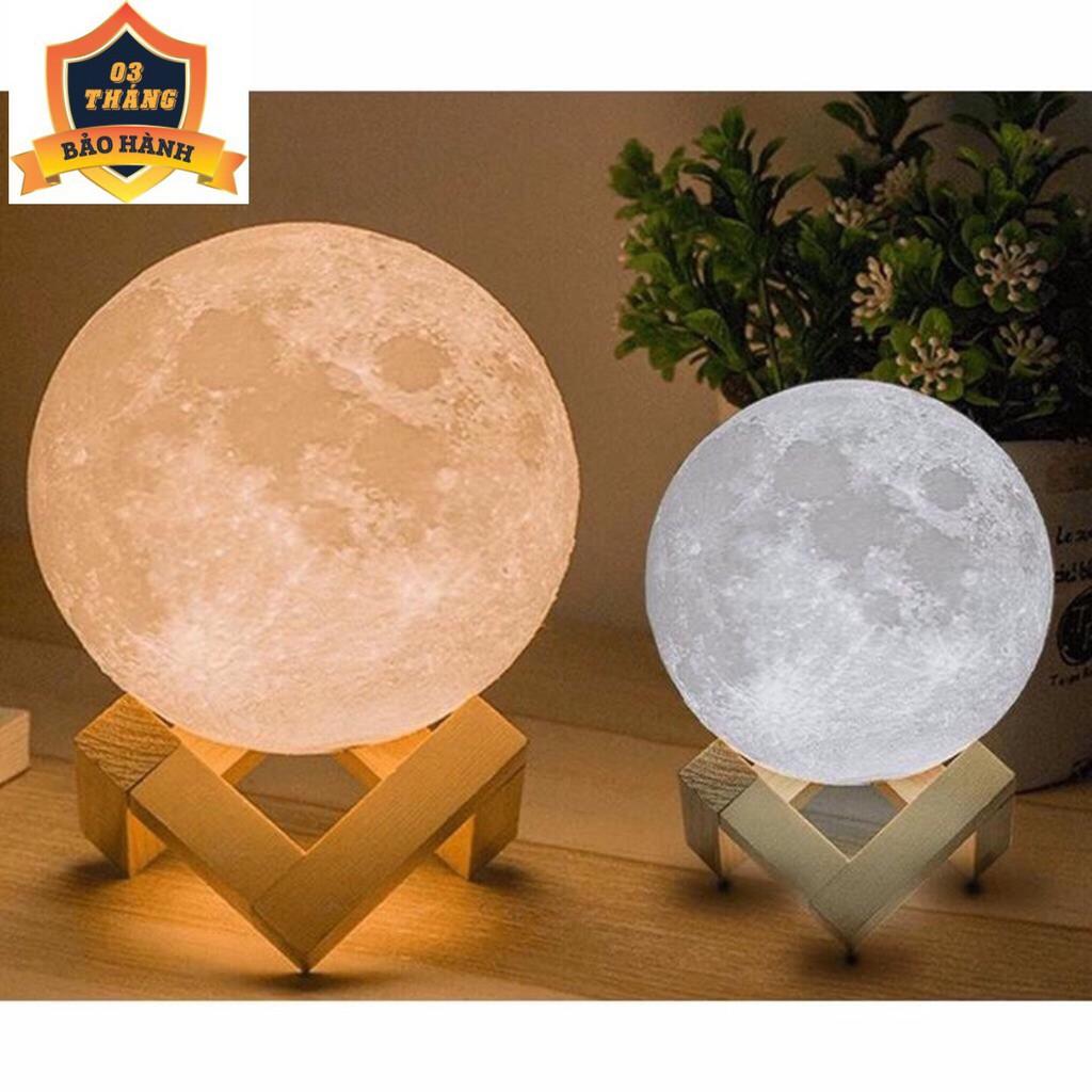 Đèn Ngủ Mặt Trăng Ver2019 size 10cm 15 cm tặng kèm đế gỗ.