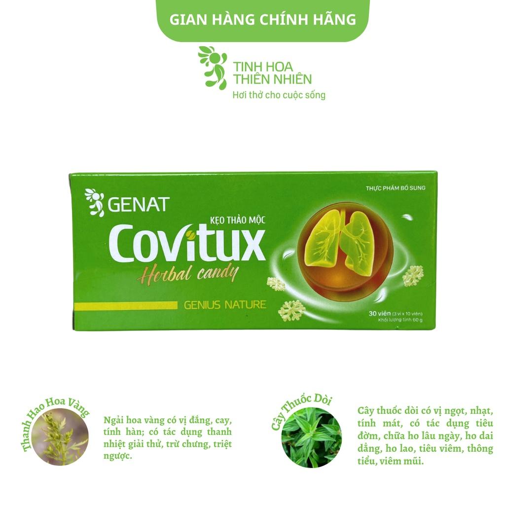 Combo 2 hộp kẹo thảo mộc Covitux ( hộp 30 viên) - Genat