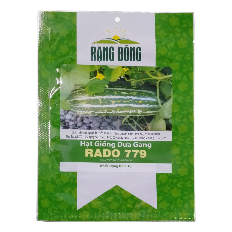 Hạt Giống Dưa Gang Truyền Thống Rạng Đông (Cucumis melo) - 1g