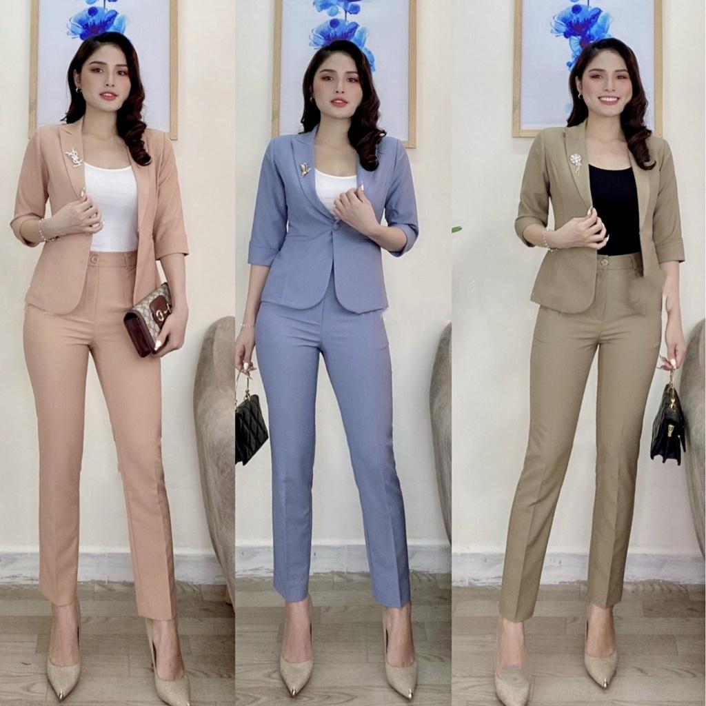 Set Bộ Vest Công Sở Thời Trang