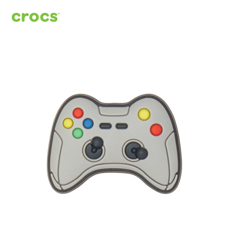 Sticker nhựa jibbitz unisex Crocs Grey Game Controller