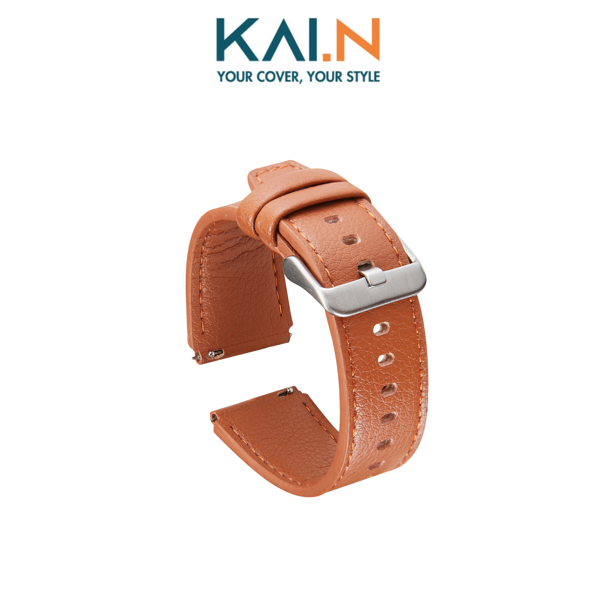 Dây Da Kai.N Genuine Leather Dành Cho Huawei Watch GT/GT2/GT3/GT3 Pro/GT Runner/Honor Watch Magic/Magic 2 Size 22mm- Hàng Chính Hãng