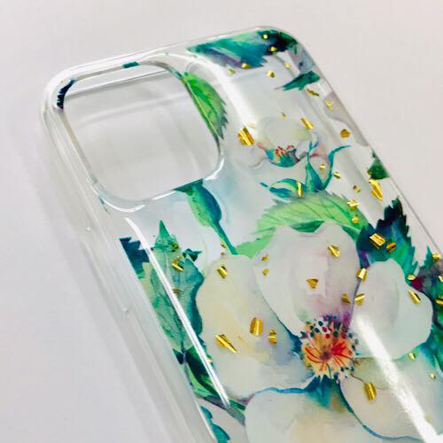Ốp lưng cho iPhone 11 Pro hiệu i-KURA Bezel Flower X3 - Hàng nhập khẩu