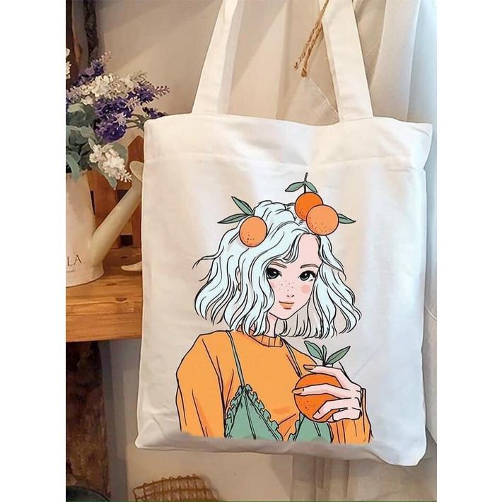 100 mẫu hot nhất Túi Tote Vải canvas Đẹp Cực Hot có khóa miệng