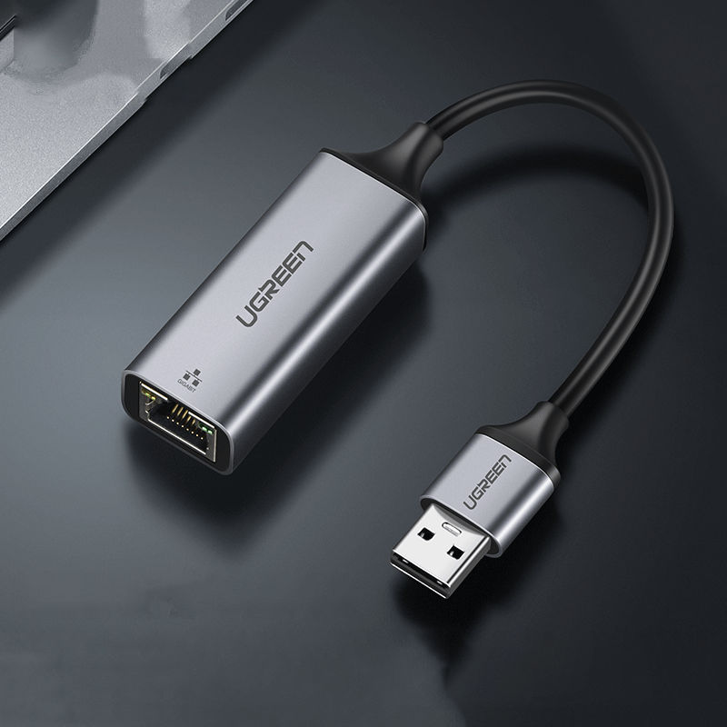 Bộ chuyển đổi USB 3.0 sang mạng LAN 10/100/1000Mbps RJ45 Gigabit Ethernet, mở rộng thêm cổng mạng cho máy tính, laptop... UGREEN CM209 50922 - Hàng Chính Hãng