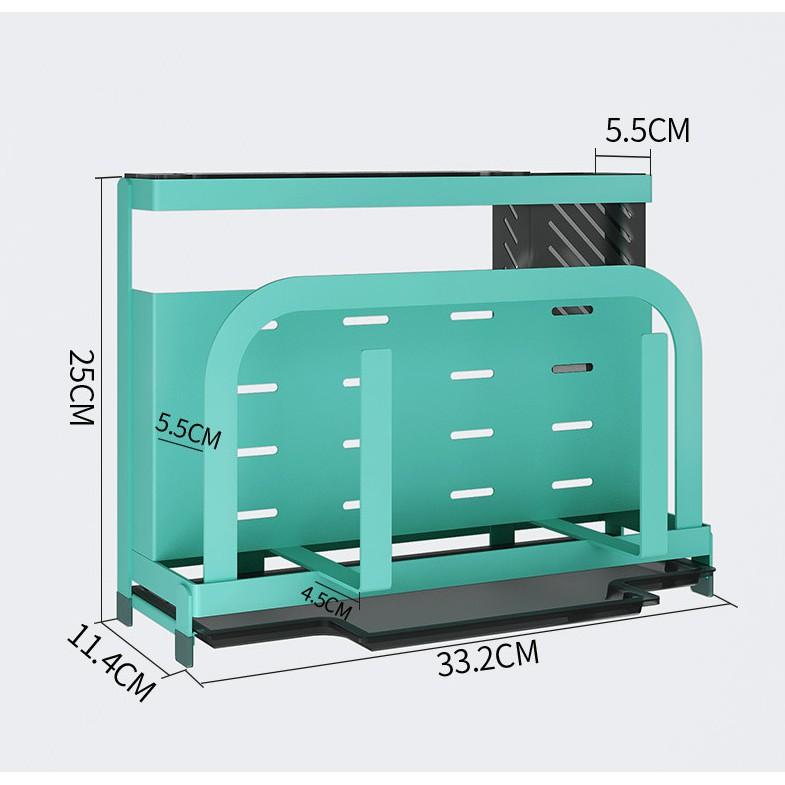 Kệ Dao Thớt Sơn Tĩnh Điện Metal Malvern - Home and Garden