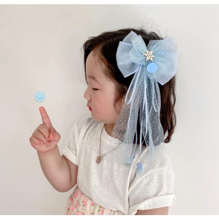 Kẹp tóc nơ công chúa phong cách Hàn Quốc