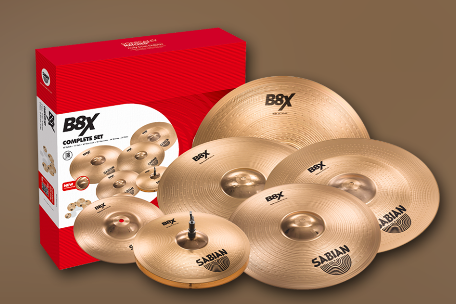 Bộ lá trống B8X Sabian Complete 45006X - Hàng chính hãng