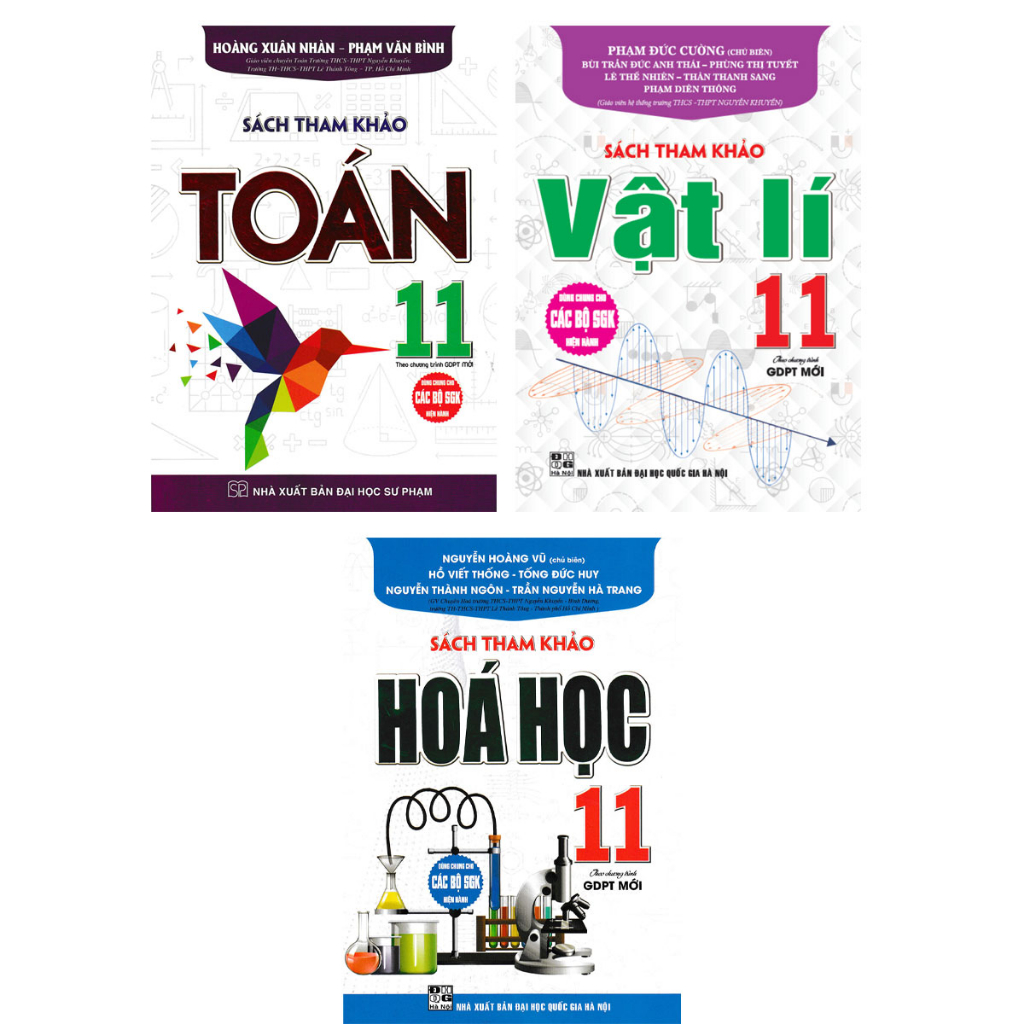 Bộ Sách Tham Khảo Toán + Vật Lí + Hóa Học 11 - HA